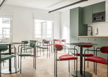 Myflexoffice location bureaux paris 9 le Cezanne Espace restauration