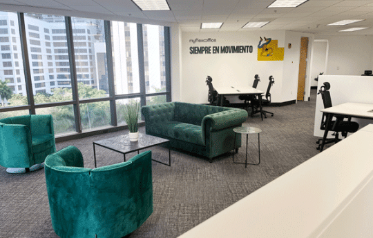 Myflexoffice Office for rent in Miami Brickel 650 Chill space
