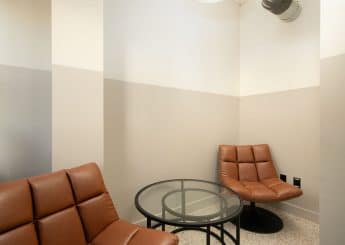 Myflexoffice rent office downtown Miami Security Building 6 floor informal space